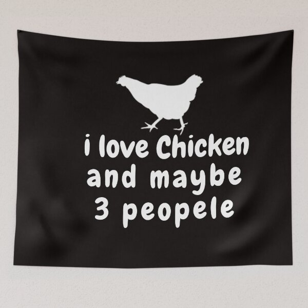 Item preview, I Like Chickens And Maybe 3 People  designed and sold by Jessica  art.