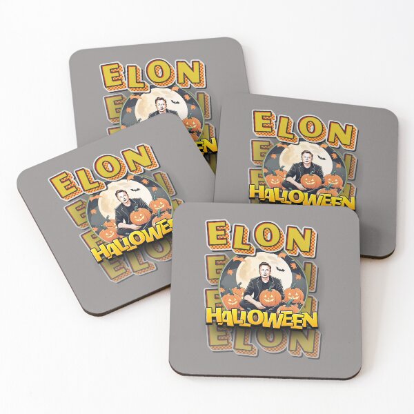 Item preview, Elon among pumpkins on Halloween night designed and sold by AvrilDesigns06.