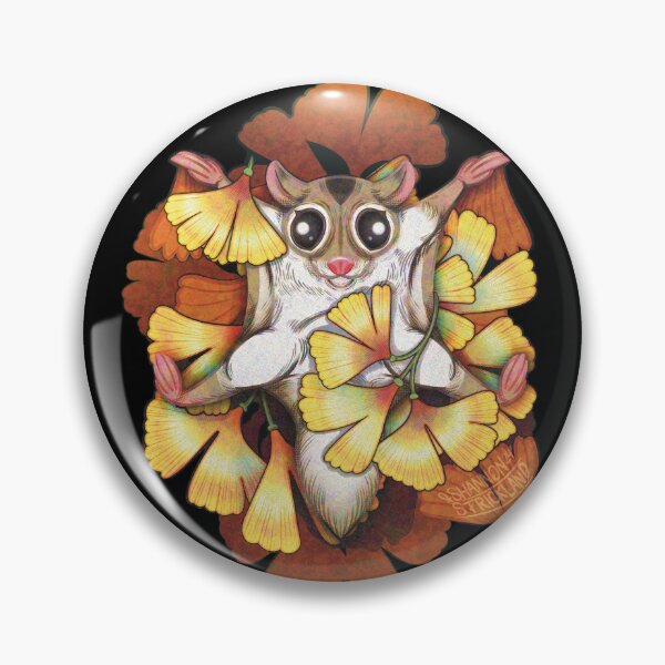 Item preview, Japanese Flying Squirrel & Ginkgo by hyasynth  designed and sold by silveryweb.