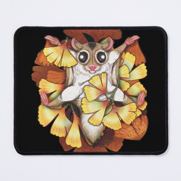 Item preview, Japanese Flying Squirrel & Ginkgo by hyasynth designed and sold by silveryweb.