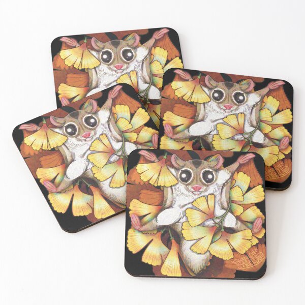 Item preview, Japanese Flying Squirrel & Ginkgo by hyasynth  designed and sold by silveryweb.