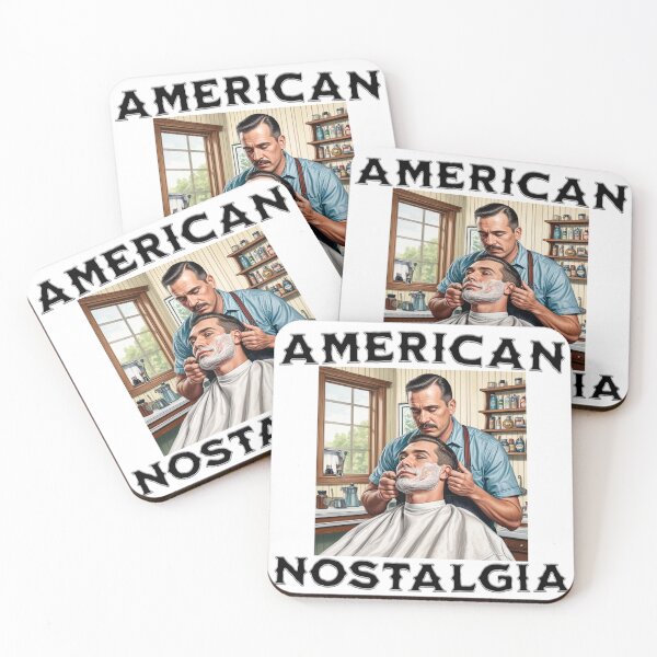 Item preview, American Nostalgia Barbershop T-Shirt designed and sold by soflomerc.