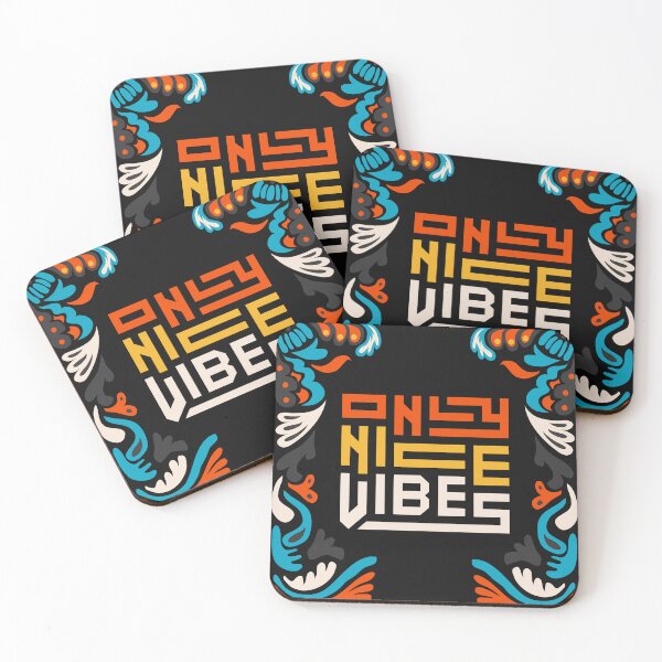 Item preview, Vibrant ‘Only Nice Vibes’ designed and sold by 3metro.