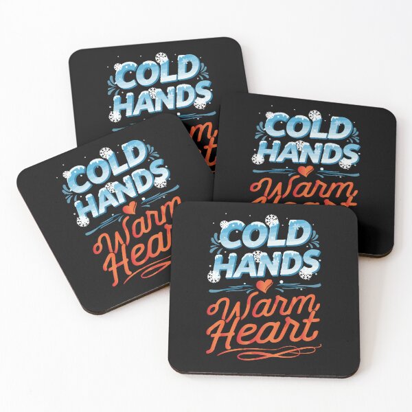 Item preview, Typography for winter Cold hands warm heart designed and sold by SHOASHOPrb.
