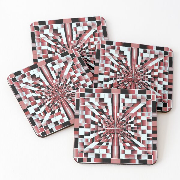 Item preview, SQUAROTUNNEL - Res square shapes, creating the illusion of a tunnel  designed and sold by Atmosferica.