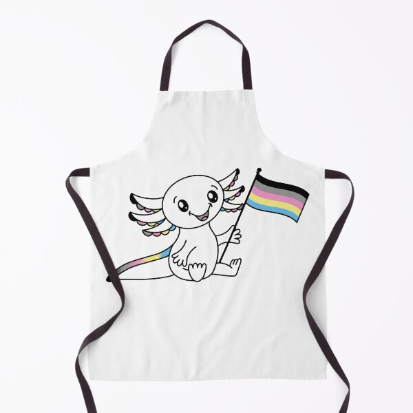 Item preview, Cute Axolotl with Polygender Pride Flag LGBTQ+ designed and sold by JoyfulJen.