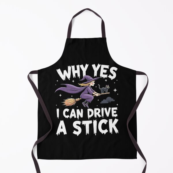 Item preview, Drive A Stick Cute Witch Halloween designed and sold by Metin Ozer.