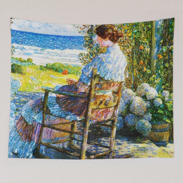 Item preview, childe hassam artist, childe hassam art, childe hassam artwork, childe hassam paintings, painter childe hassam, childe hassam prints designed and sold by rosa-reid.