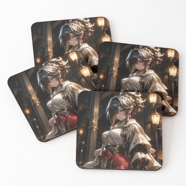 Item preview, Amanda black dress armor beautiful-cute lady cyber mixed medieval fantasy designed and sold by VaTaZin.