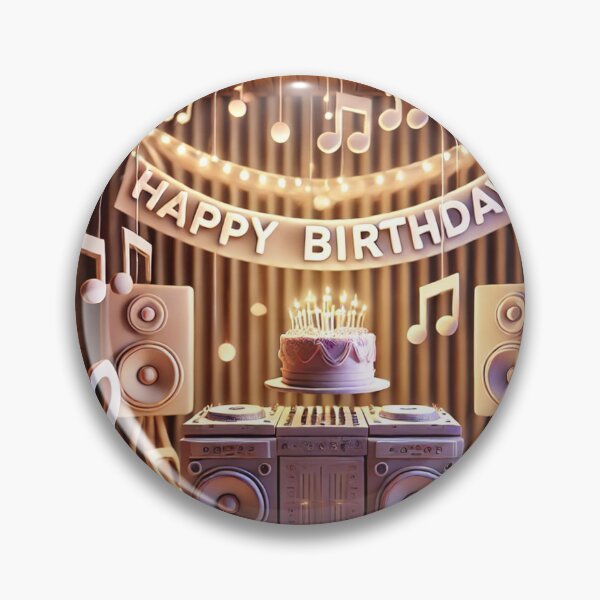 Item preview, DJ's Birthday Bash: Spinning the Best Beats designed and sold by MySheetMusicArt.