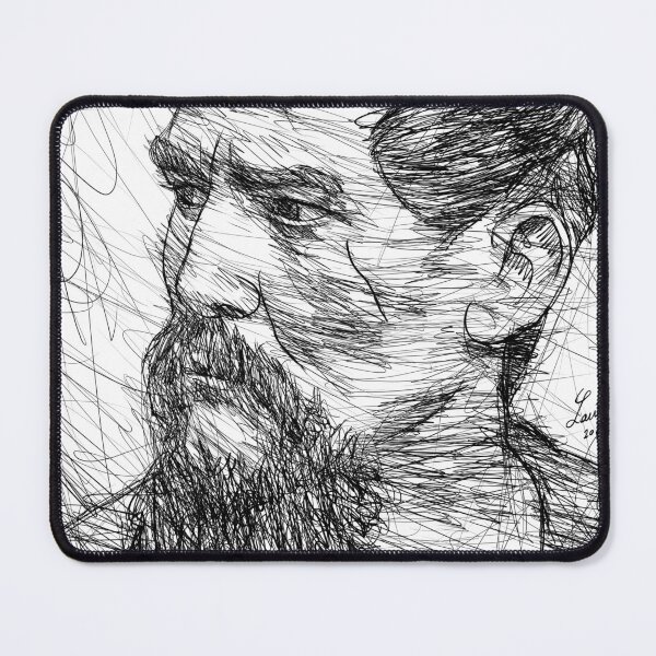Item preview, RICHARD FRANCIS BURTON ink portrait .1 designed and sold by lautir.