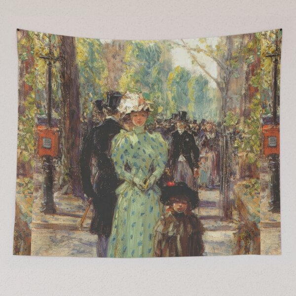 Item preview, childe hassam artist, childe hassam art, childe hassam artwork, childe hassam paintings, painter childe hassam, childe hassam prints designed and sold by rosa-reid.