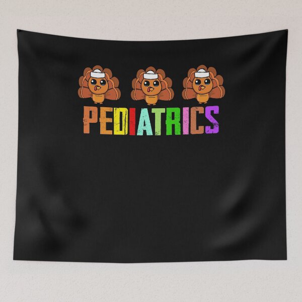 Item preview, Pediatrics Thanksgiving Scrub Top Women Nurse Turkey Holiday Nursing Rn designed and sold by BASKF.