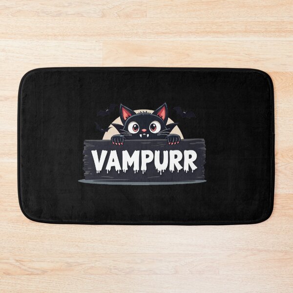 Item preview, Vampurr Cute Vampire Cat Halloween designed and sold by Metin Ozer.