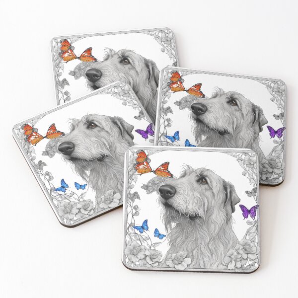 Item preview, Natural Beauties - Hound and Butterflies designed and sold by DigiDog Designs.