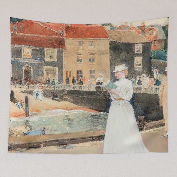 Item preview, childe hassam artist, childe hassam art, childe hassam artwork, childe hassam paintings, painter childe hassam, childe hassam prints designed and sold by rosa-reid.