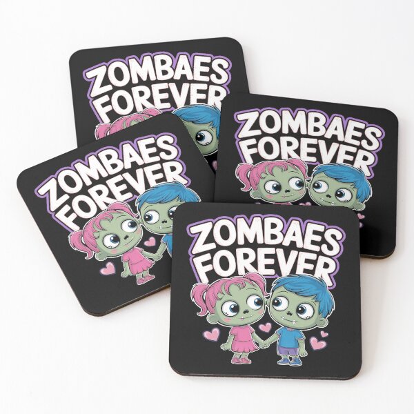 Item preview, Zombaes Forever Cute Zombie Couple designed and sold by Metin Ozer.