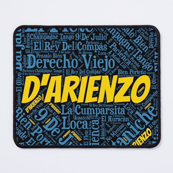Item preview, Argentine Tango D'Arienzo Word Font Art designed and sold by infinitetango.