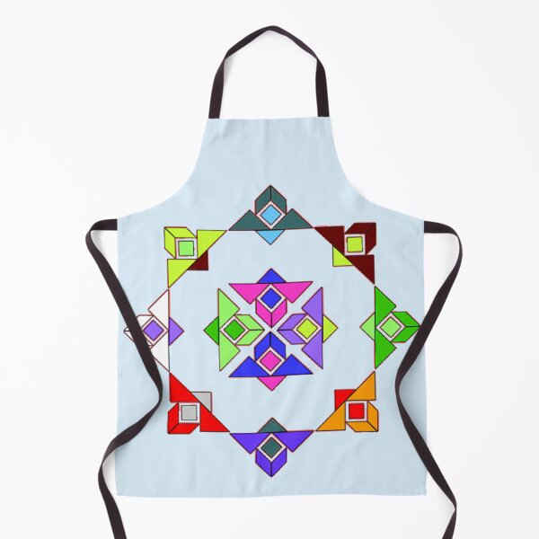 Item preview, Navajo tangram quilt pattern. designed and sold by claireseyeview.