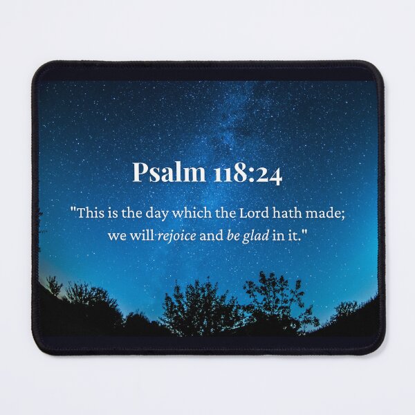 Item preview, Psalm 118:24 Rejoice Bible Verse Design designed and sold by Eto Iz Golovy.