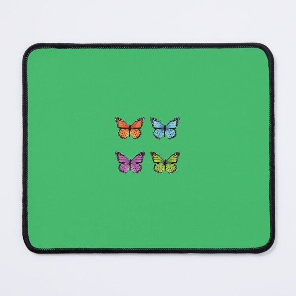 Item preview, Multicolored Butterfly Mouse Pad designed and sold by Aye-sthetic.