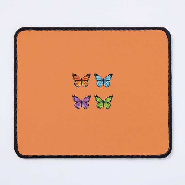 Item preview, Multicolored Butterfly Mouse Pad designed and sold by Aye-sthetic.
