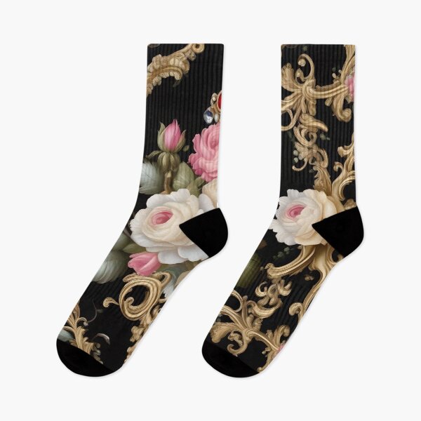 Item preview, Roses, Jewels, Black & Gold Rococo designed and sold by DesignsByPrnces.