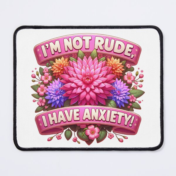 Item preview, Mental Health Awareness!! "I'm Not Rude,I Have Anxiety!! stickers and more designed and sold by CRandRRstickers.