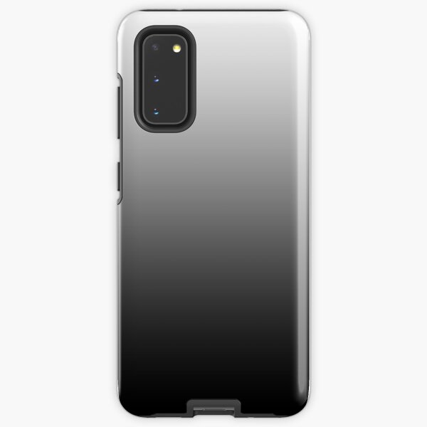 Ombre White to Black Shades of Grey Samsung Galaxy Tough Case