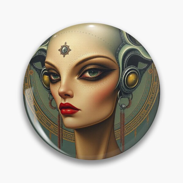 Item preview, Deco Beautiful Half Woman Portrait designed and sold by JoyPhotoArt.