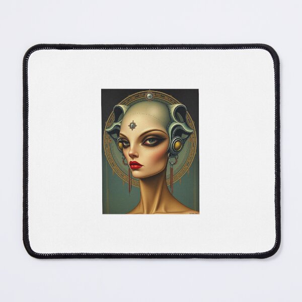 Item preview, Deco Beautiful Half Woman Portrait designed and sold by JoyPhotoArt.