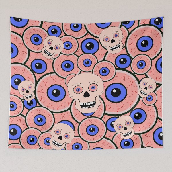 Item preview, Bloodshot Eyeball And Skeleton designed and sold by Sartoris Art.