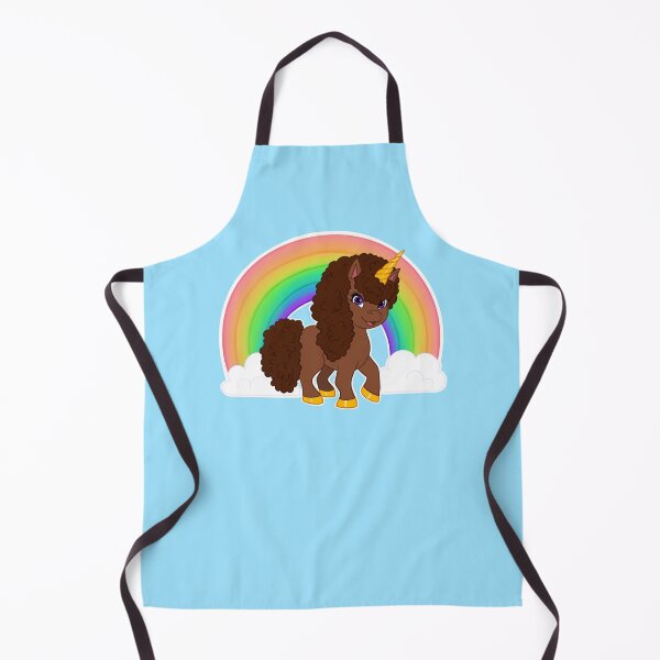 Item preview, Cute Afro Unicorn With Rainbow designed and sold by Shakira Rivers.