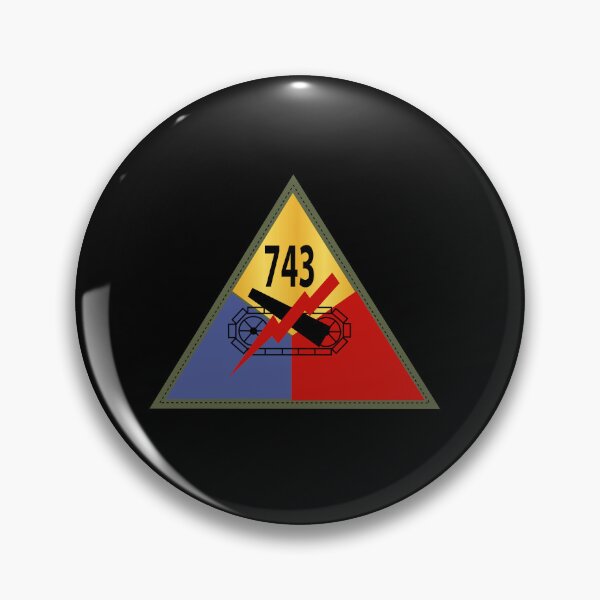 Item preview, Army - 743rd Tank Battalion SSI designed and sold by Military Insignia Products.