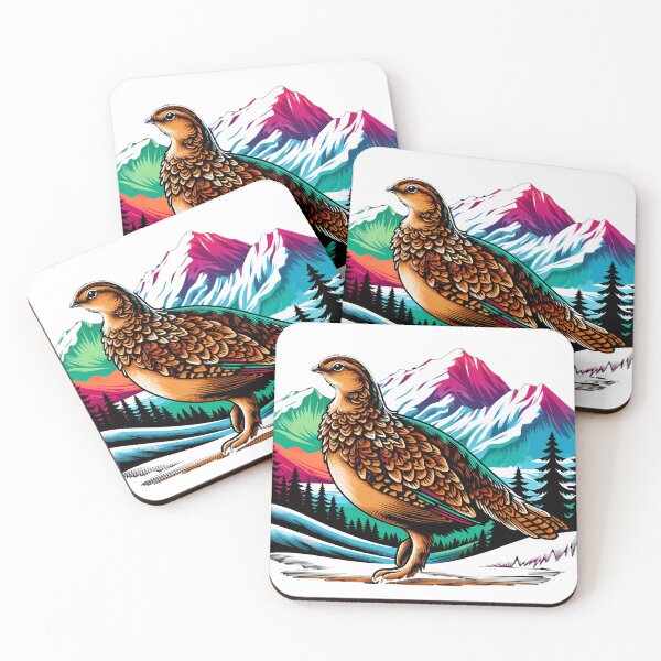 Item preview, Austrian snow chicken (Ptarmigan) Hiking and Camping designed and sold by nodij.