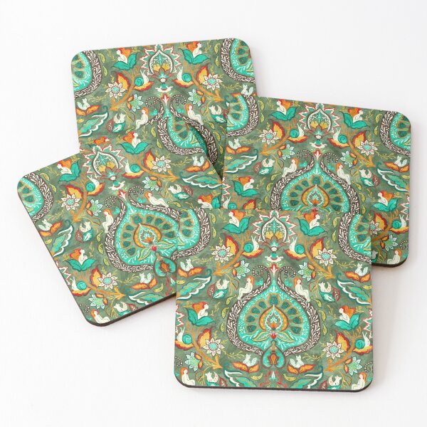 Item preview, whimsical boho pattern designed and sold by Gaia Marfurt.