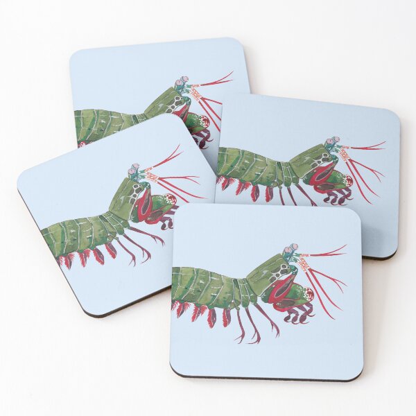 Item preview, PEACOCK MANTIS SHRIMP-Odontodactylus scyllarus designed and sold by BEATRIZ ABAITUA.