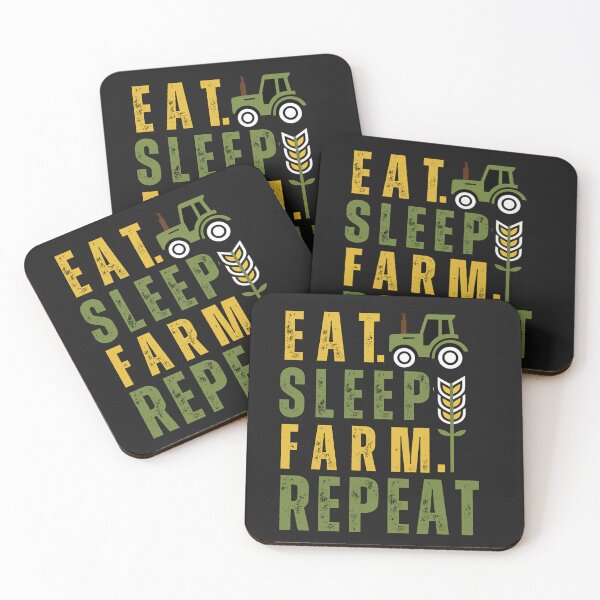 Item preview, Rustic Eat Sleep Farm designed and sold by AlienOccupation.