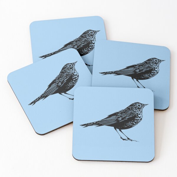 Item preview, Swainson's Thrush Black Design  designed and sold by designsasstultd.