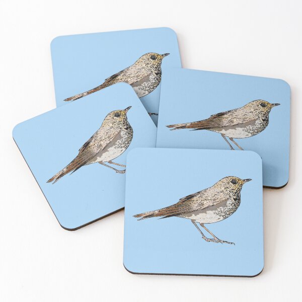 Item preview, Swainson's Thrush Black Alternate Design  designed and sold by designsasstultd.