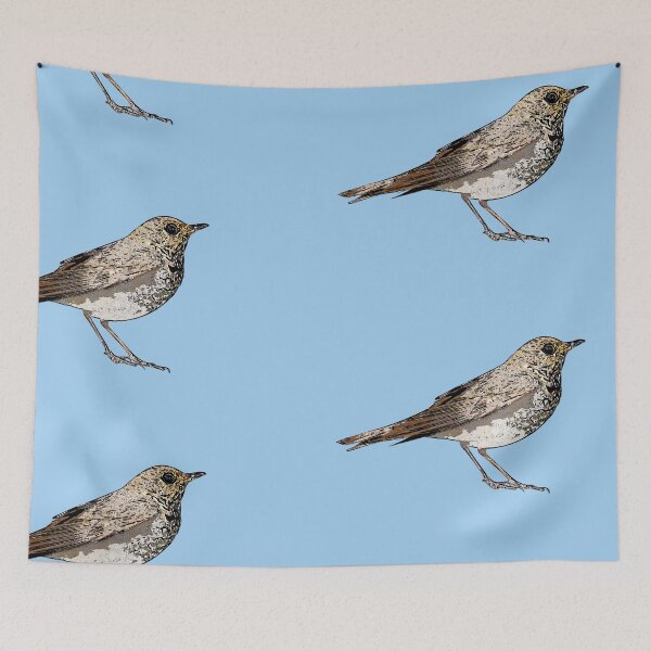 Item preview, Swainson's Thrush Black Alternate Design  designed and sold by designsasstultd.