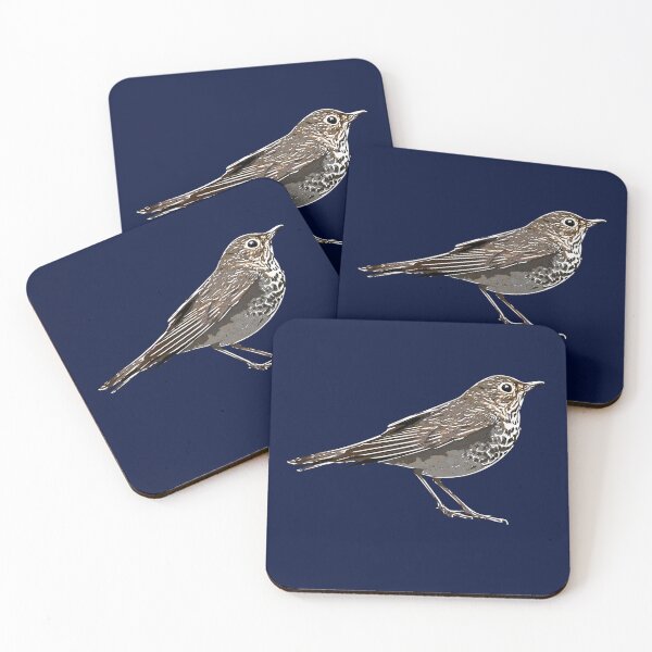 Item preview, Swainson's Thrush White Alternate Design  designed and sold by designsasstultd.