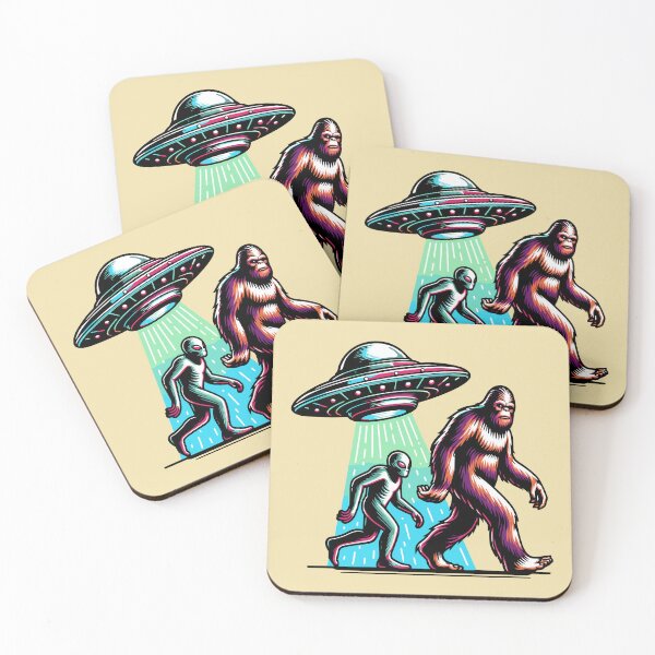 Item preview, UFO Alien Bigfoot designed and sold by roswellboutique.