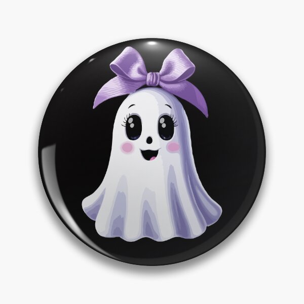 Item preview, Ghost with Purple Bow Mystery - Spooky Haunted Girl  designed and sold by AxelBrook.