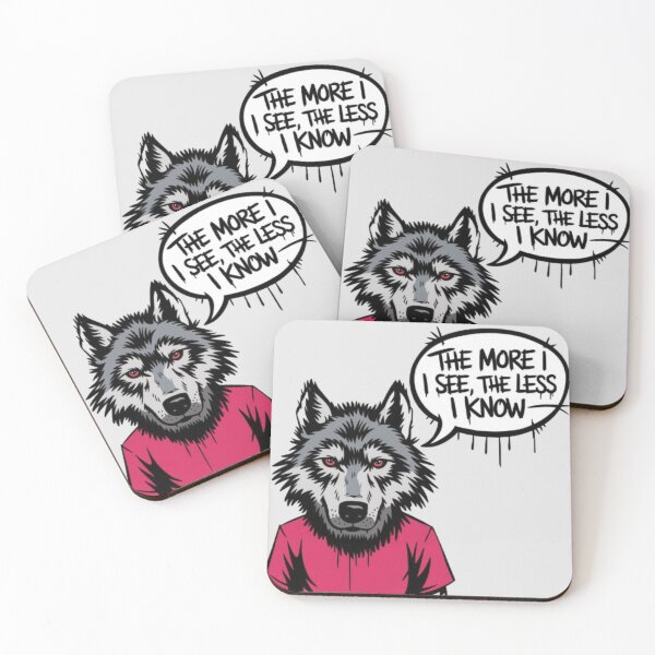 Item preview, Bansky Style Wolf - The more I see, the less I know designed and sold by 123ks.