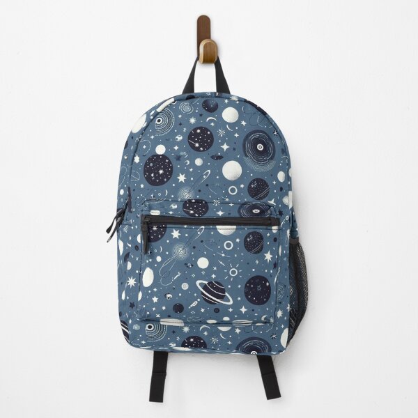 Item preview, Celestial Bodies on Retro Blue Canvas designed and sold by 21 Tulips.