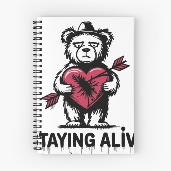Item preview, A Bansky-style bear - Staying alive designed and sold by 123ks.