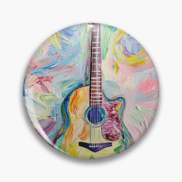 Item preview, Guitar in a colorful  designed and sold by AlizmayStudio.