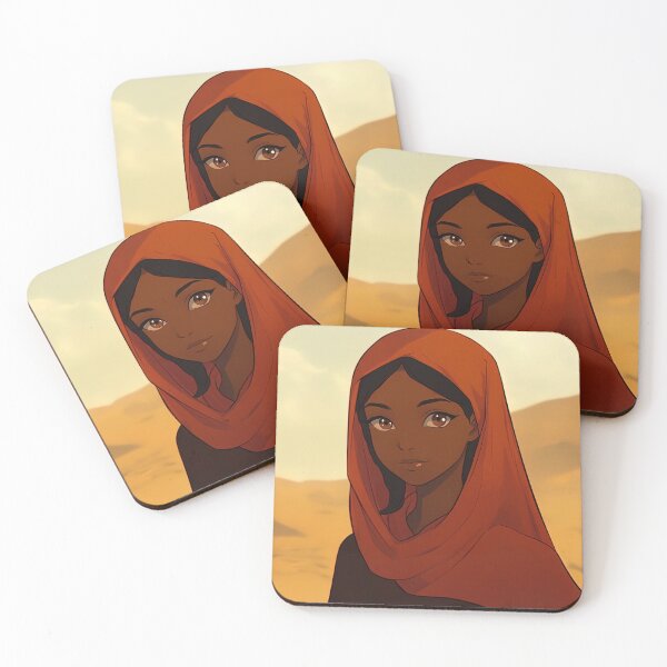 Item preview, Djiboutian woman | Anime style designed and sold by ComicsFactory.