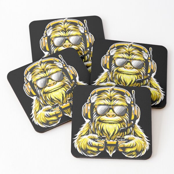 Item preview,  Cool Sasquatch Gamer - Neon Gamer Bigfoot. designed and sold by GoldyFoWaves.